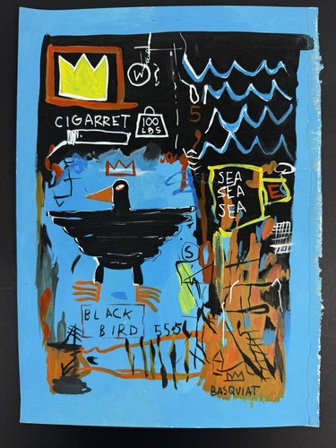 Jean michel basquiat quadro - basquiat,