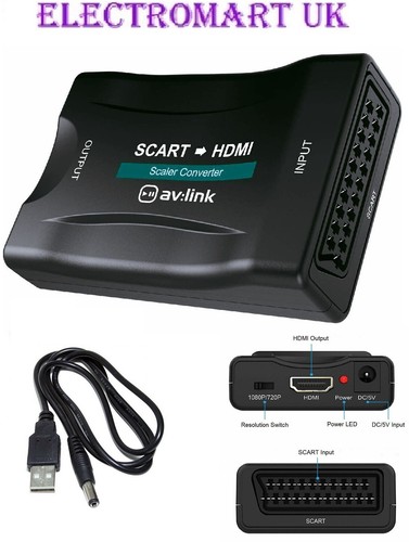 Convertitore scart a - da,