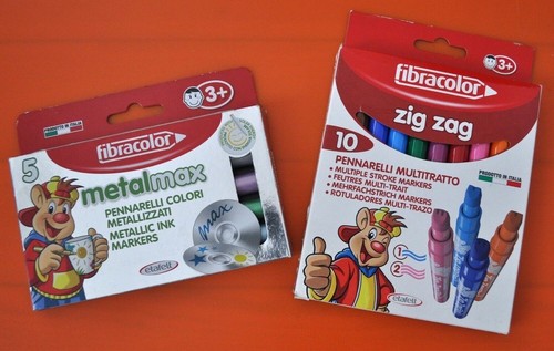 Lot feutres zig zag - lot,