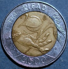 Italia 500 Lire 1978-1998