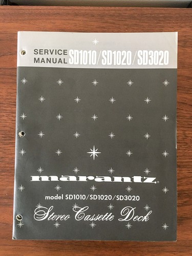 Marantz 1010 1020 - sd-1010, sd-1020