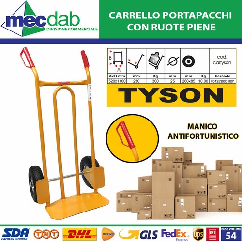 Carrello portapacchi con ruote - con,
