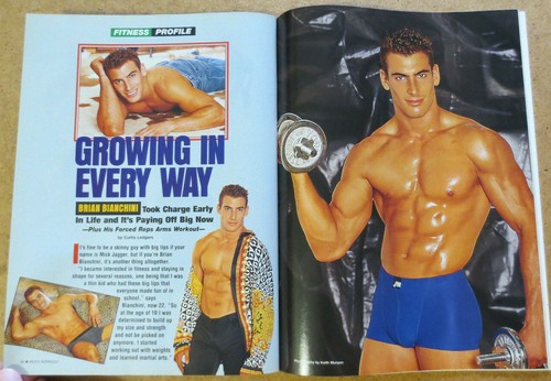 Men workout magazine male - men's,