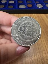 MONETA MESSICO 20 DOLLARI 1981