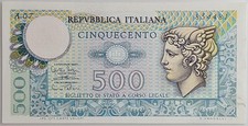 500 Lire Mercurio - Biglietto