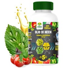 Olio di neem x 250 ml Corroborante Vegetale Potenziatore Difese Naturali Piante