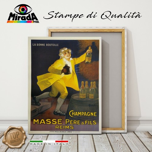 Quadro vintage champagne - quadro,