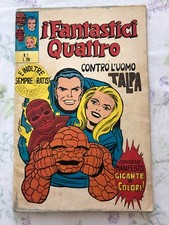 I FANTASTICI QUATTRO N.1 DI BUSTA -ED.CORNO PRIMA EDIZIONE ANNI 70 ,SENZA GADGET