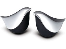 BOMBONIERA SALE e PEPE COLOMBE Cm.5x6 CAUCCIU-METAL GALVANICA ARGENTO 925% 190 