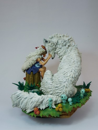 Princess mononoke diorama - princess,
