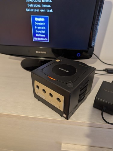 Console nintendo gamecube nera - console,