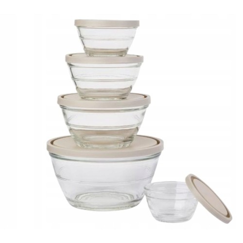 Ernesto set ciotole vetro - set,