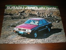 Subaru brochure 4wd - brochure, in