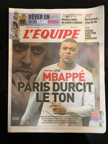Equipe journal 06 2023 - l'equipe, 13/06/2023
