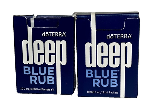Doterra deep blue rub - deep, lotto
