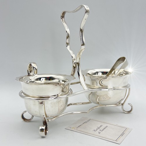 Antico set zuccheriera - , e