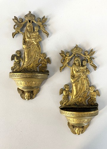 Coppia acquasantiera parete - coppia,