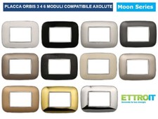 Placche Bticino AXOLUTE Placchette Compatibili Placca 3 4 6 moduli  serie ORBIS