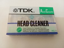 AUDIO CASSETTA VUOTA SIGILLATA TDK HEAD CLEANER-FR-A15