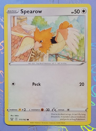Spearow 111 163 swsh05 battle - spearow, 111/163