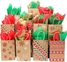 24 Pezzi Borse Di Natale