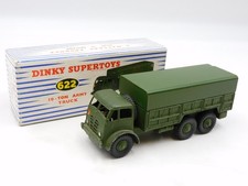 Dinky 10 Ton Army Truck 622 diecast w/ driver boxed England Meccano Supertoys 