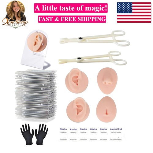 Kit piercing silicone modello - kit,