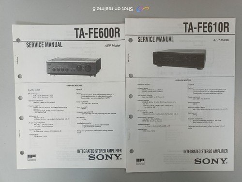 Service manual integrated - service,