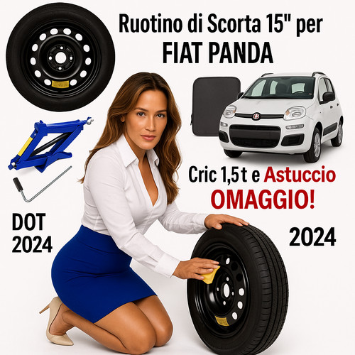 Ruotino fiat panda - ruotino,