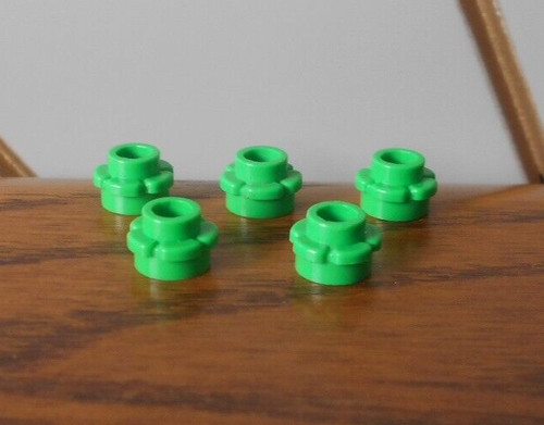 Piastra rotonda 1x1 - , verde