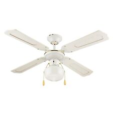 Kooper Ventilatore Soffitto A 4 Pale D106Cm 60W Bianco Windy