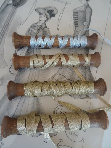 Galon lacets dorures charles - lacets, "dorures