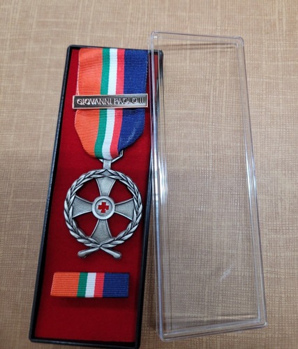 Medaglia nastrino croce - medaglia, +