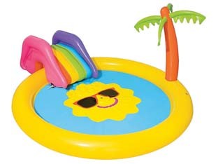 Piscina con giochi gonfiabile - piscina,