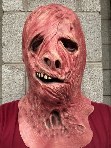 Maschera uomo bruciato lattice - maschera,