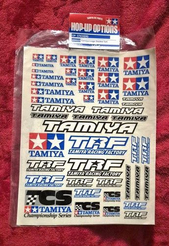 Tamiya set adesivi logo con - set, rc