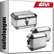 BAULETTO + VALIGIE LATERALI TRK ALASKA 128 LT GIVI HONDA CB 500 X 2013 13