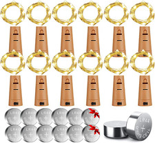 12 Luci per Bottiglie X 2M X