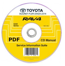 Toyota RAV4  (2006-2013) manuale officina su Cd