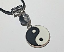 Yin Yang Pendant Necklace With