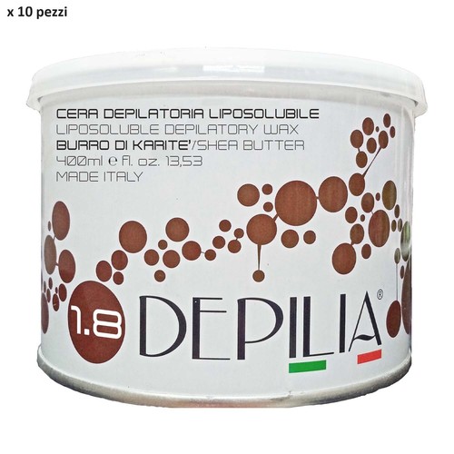 10pz depilia cera depilatoria - 10pz,