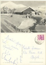 ROCCARASO -AQUILA -STAZIONE DI SERVIZIO ESSO CARTOLINA