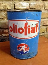 TANICA OLIO DELLA FIAT, VINTAGE, SEZIONE LUBRIFICANTI TORINO