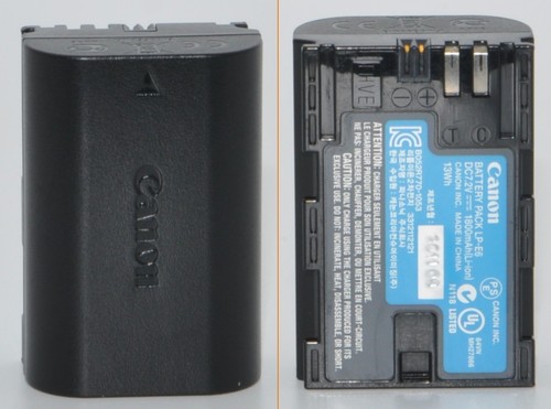 Batteria originale canon e6 - originale,