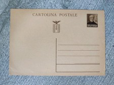 Ww2 Cartolina Postale RSI Poste Repubblica Sociale Italiana 30 Cent 