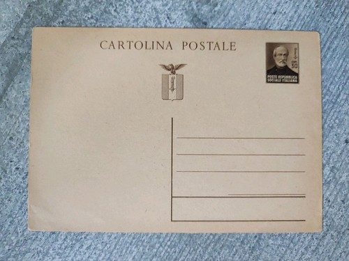 Ww2 cartolina postale - cartolina, rsi