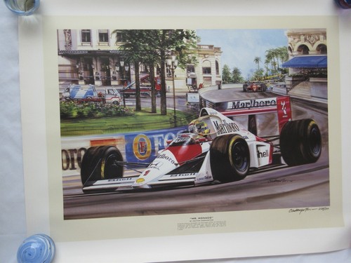 Ayrton senna monaco raro - senna,