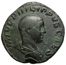 Filippo II Æ Sesterzio