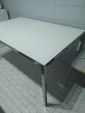 Tavolo da pranzo per cucina in vetro 135x85