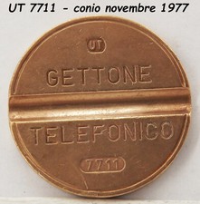 1977 GETTONE TELEFONICO UT